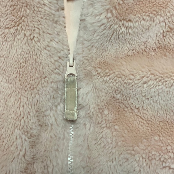 Girls fuzzy full zip hoodie, size M - Picture 4 of 4